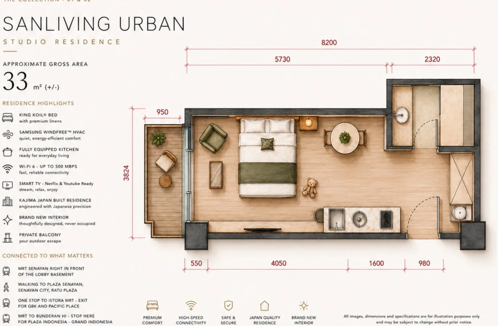 SanLiving Urban floor plan